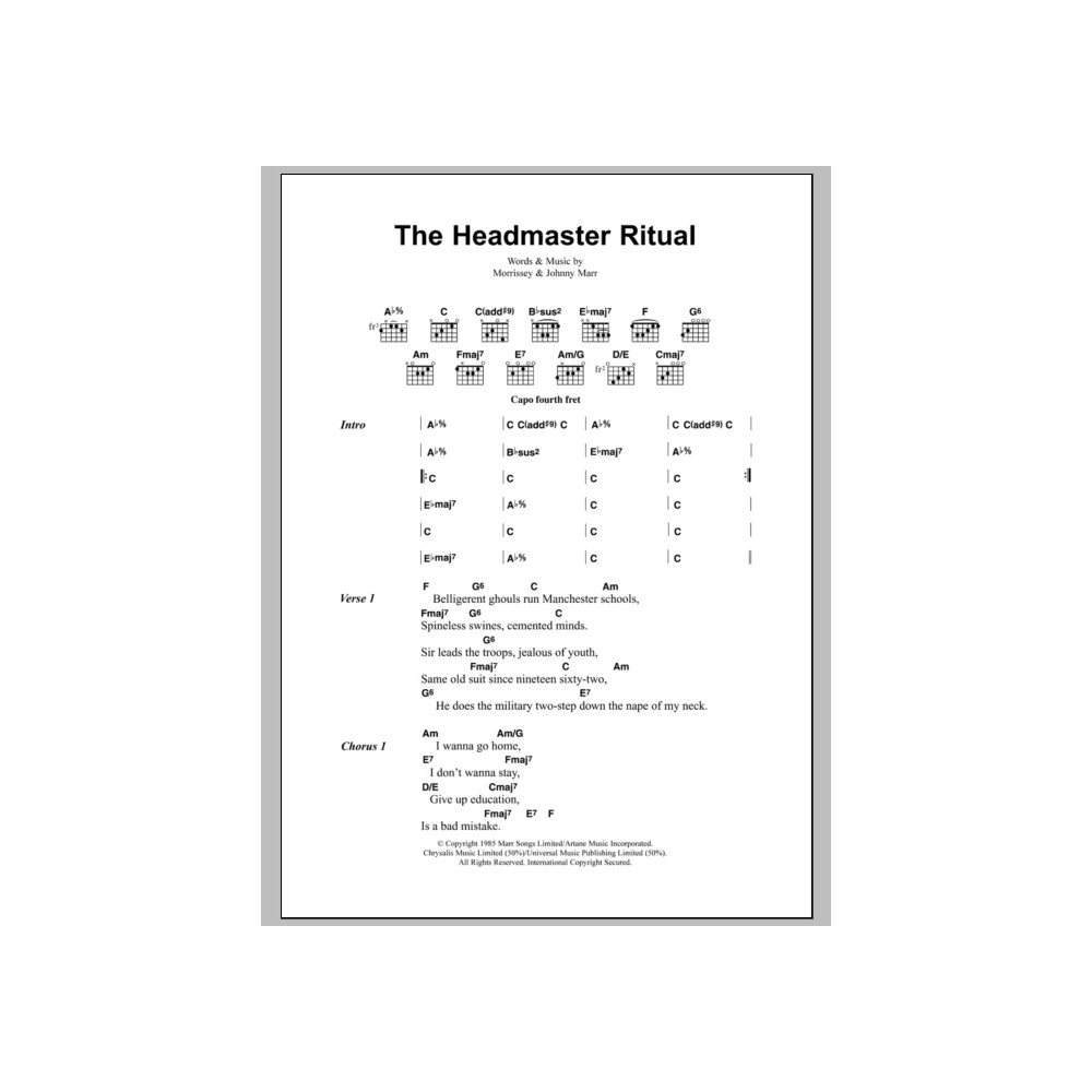 The Headmaster Ritual