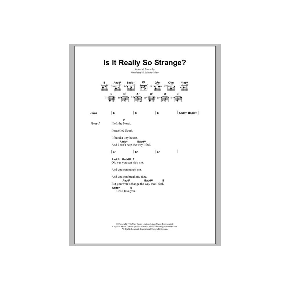 Is It Really So Strange?