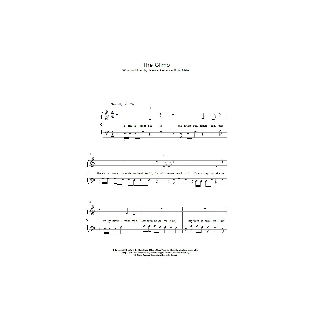 The Climb (from Hannah Montana: The Movie)