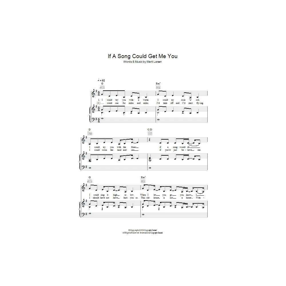 If A Song Could Get Me You