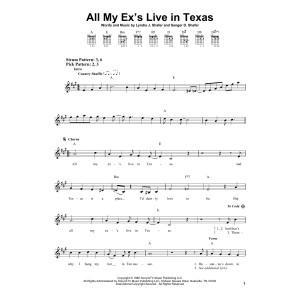 All My Ex's Live In Texas
