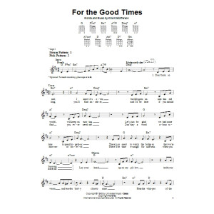 For The Good Times