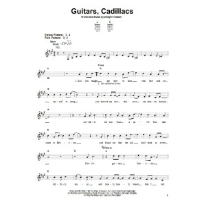 Guitars, Cadillacs