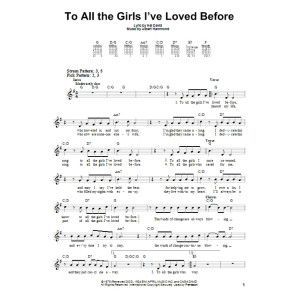 To All The Girls I've Loved Before