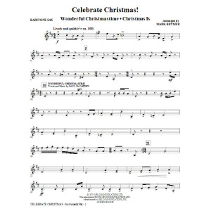 Celebrate Christmas! (Medley) - Baritone Saxophone