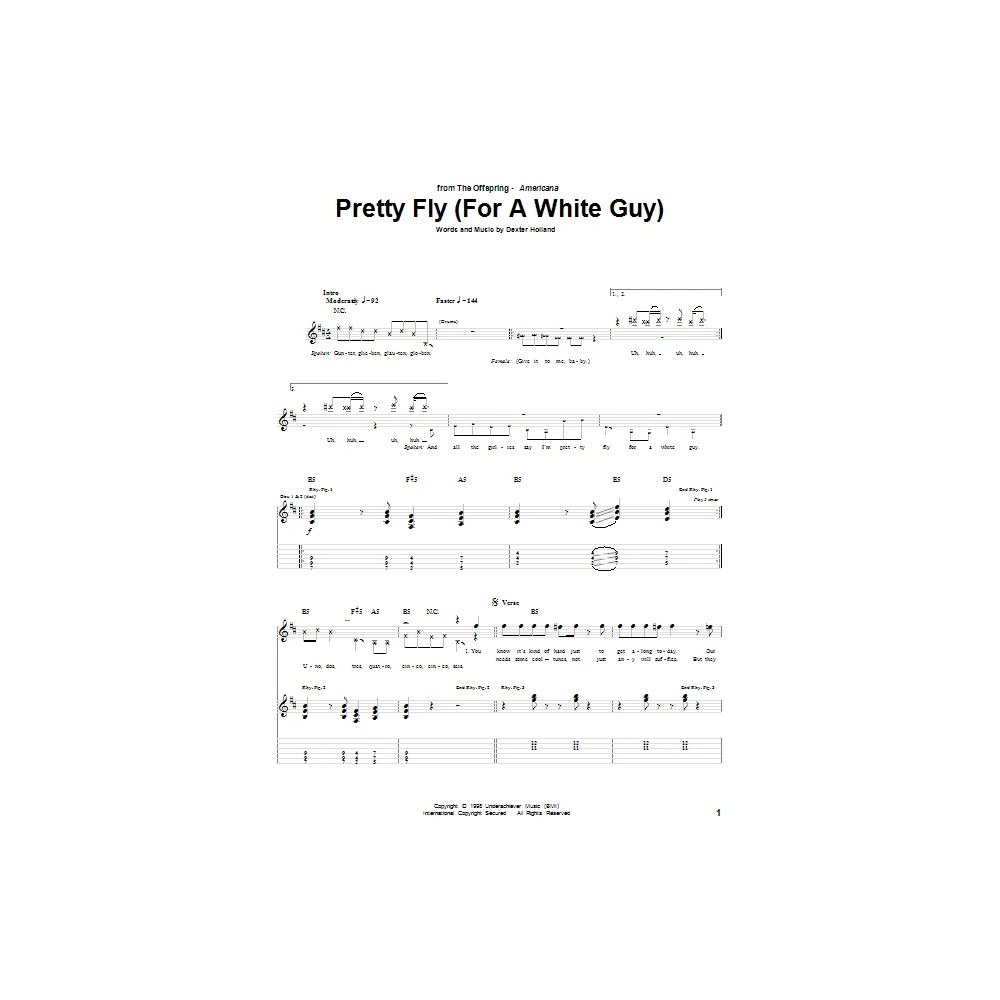 Pretty Fly (For A White Guy)