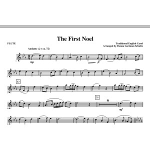 The First Noel - Flute