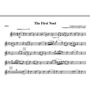 The First Noel - Oboe