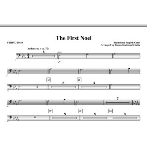 The First Noel - String Bass