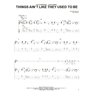 Things Ain''t Like They Used To Be