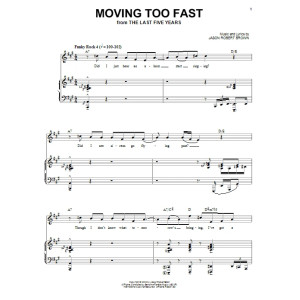 Moving Too Fast (from The Last 5 Years)