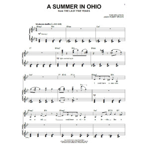 A Summer In Ohio (from The Last 5 Years)