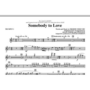Somebody To Love (arr. Roger Emerson) - Trumpet 1