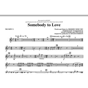 Somebody To Love (arr. Roger Emerson) - Trumpet 2