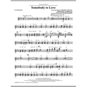 Somebody To Love (arr. Roger Emerson) - Synthesizer