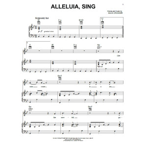 Alleluia, Sing