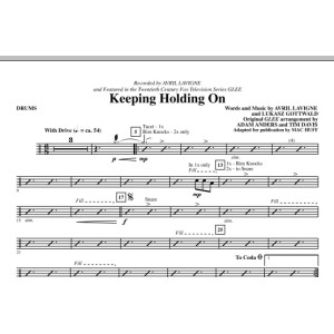 Keep Holding On - Drums