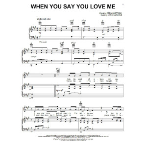 When You Say You Love Me