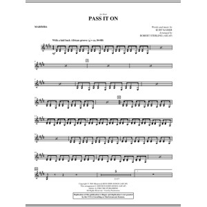 Pass It On - Marimba