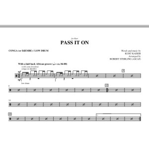 Pass It On - Congas