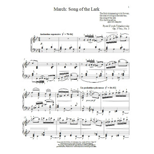 March: Song Of The Lark