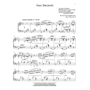 June: Barcarole