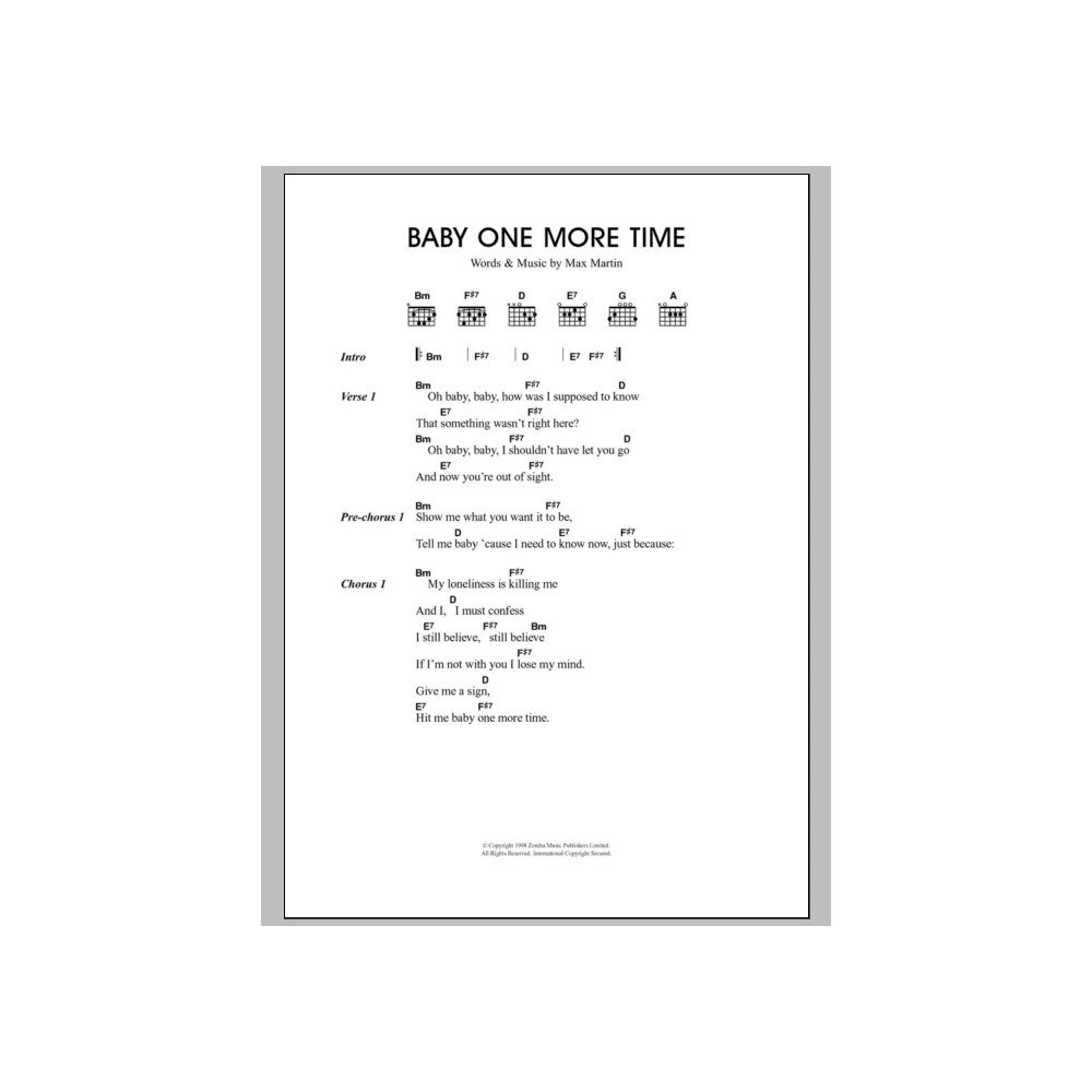 ...Baby One More Time