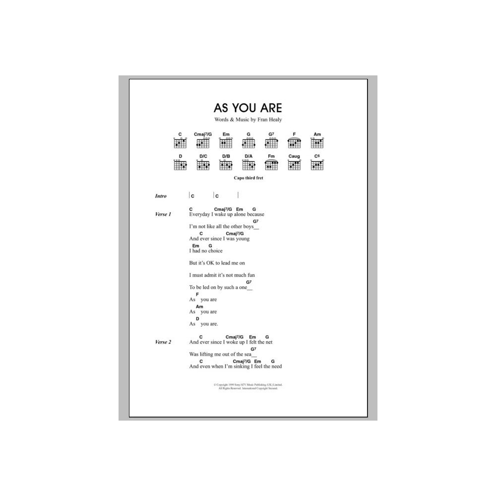 As You Are