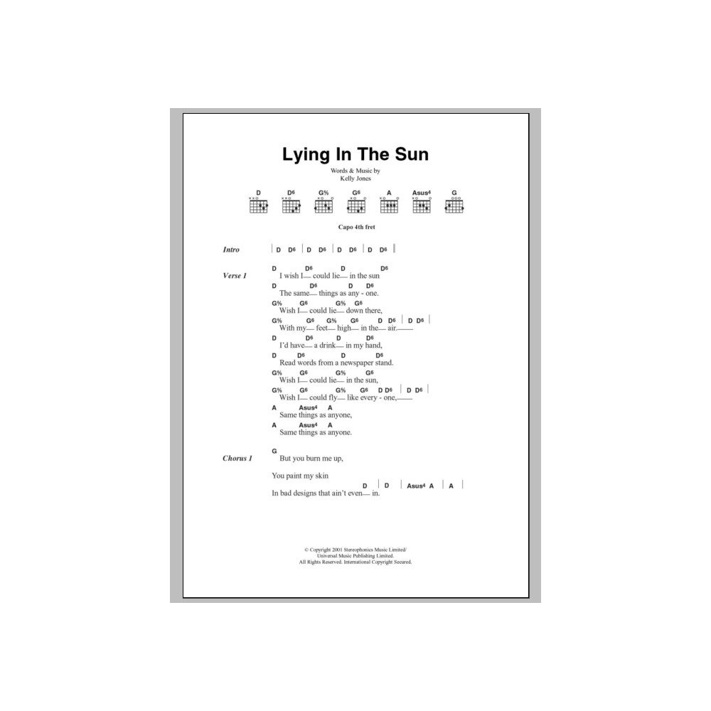 Lying In The Sun