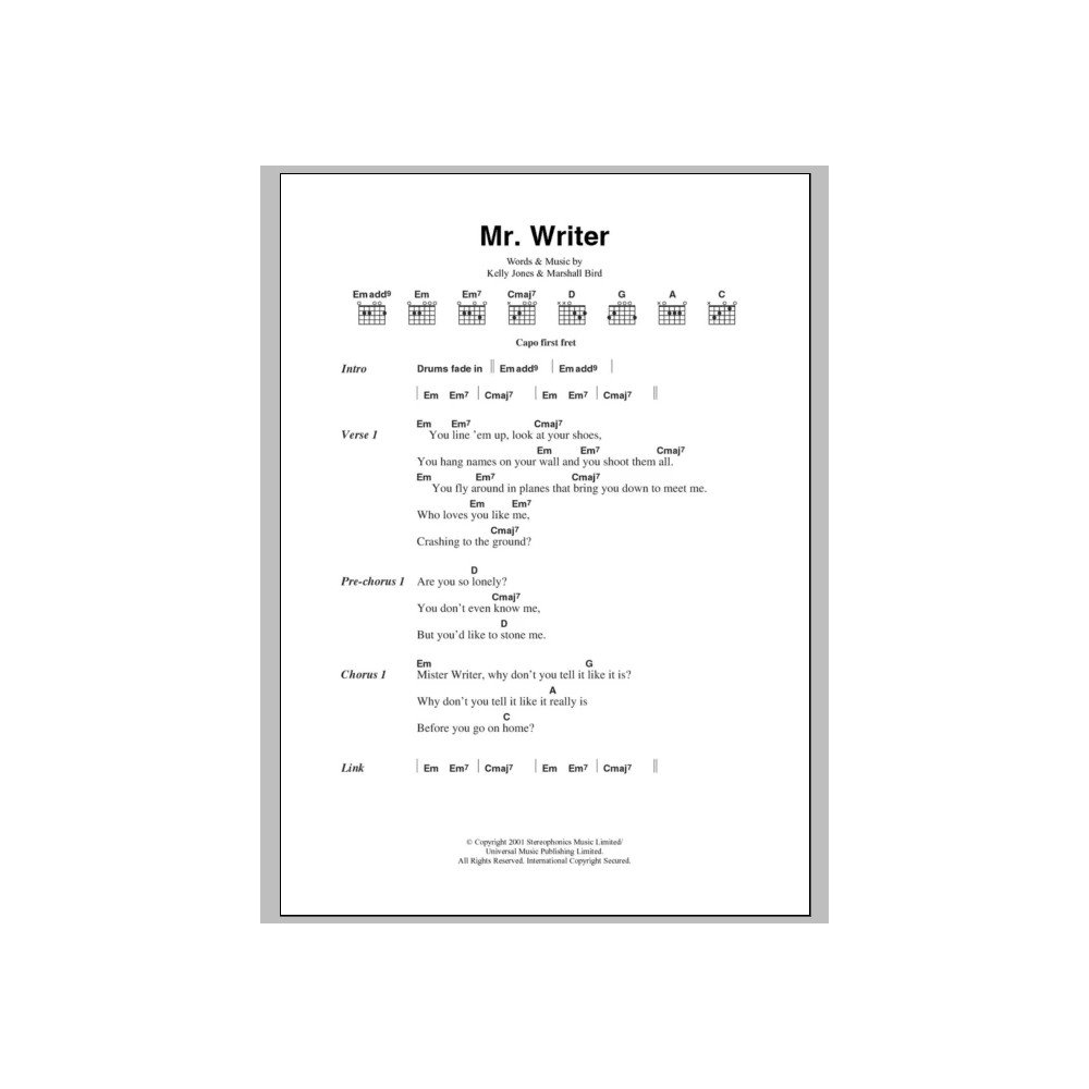 Mr. Writer