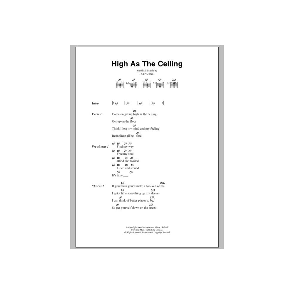 High As The Ceiling