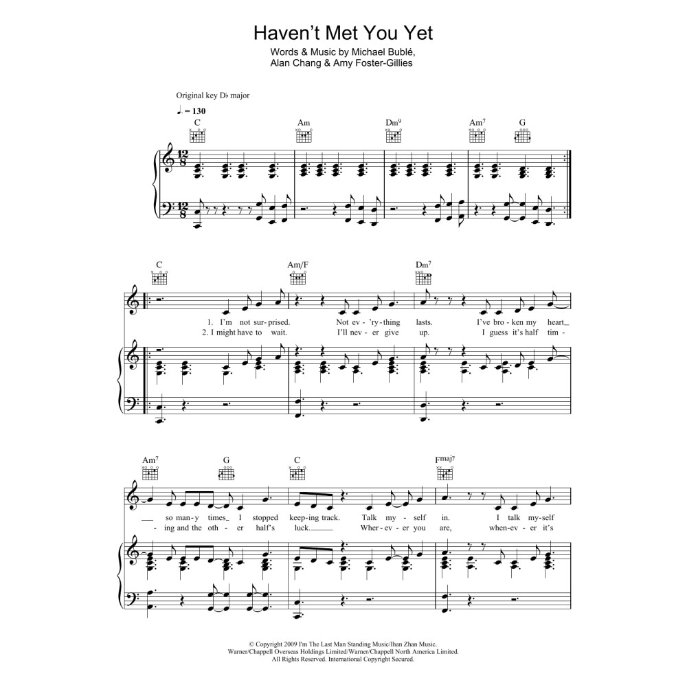 Haven't Met You Yet