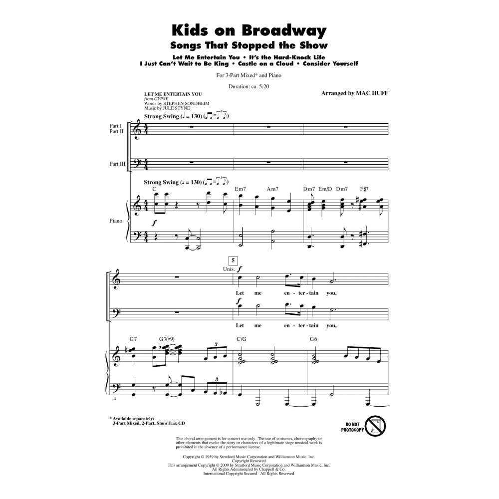 Kids On Broadway: Songs That Stopped The Show (Medley)