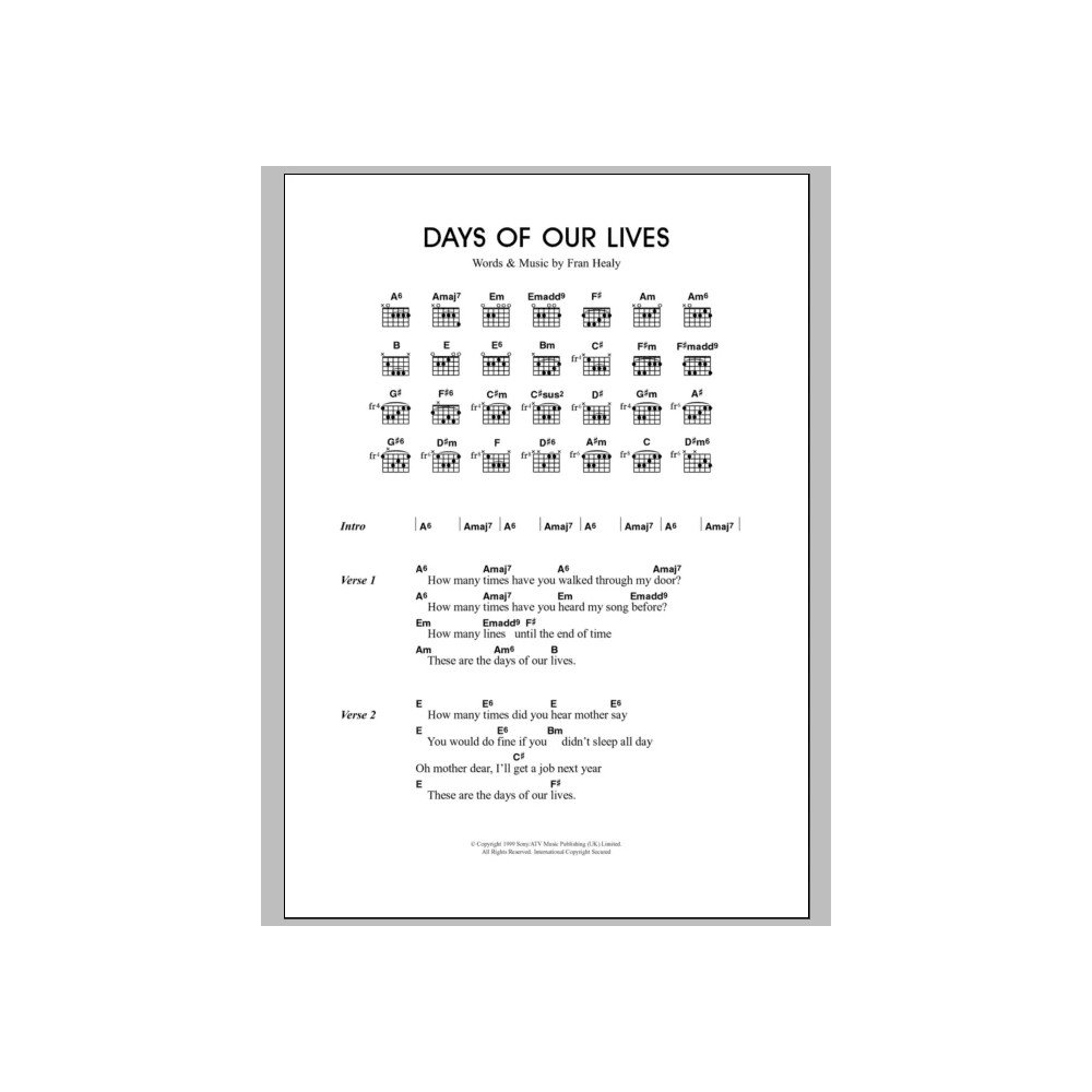 Days Of Our Lives