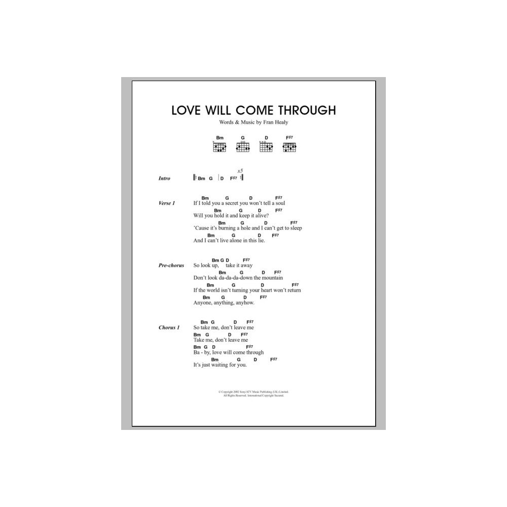 Love Will Come Through
