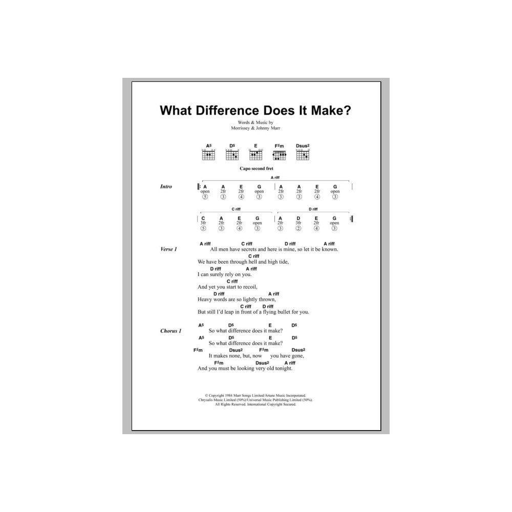 What Difference Does It Make?