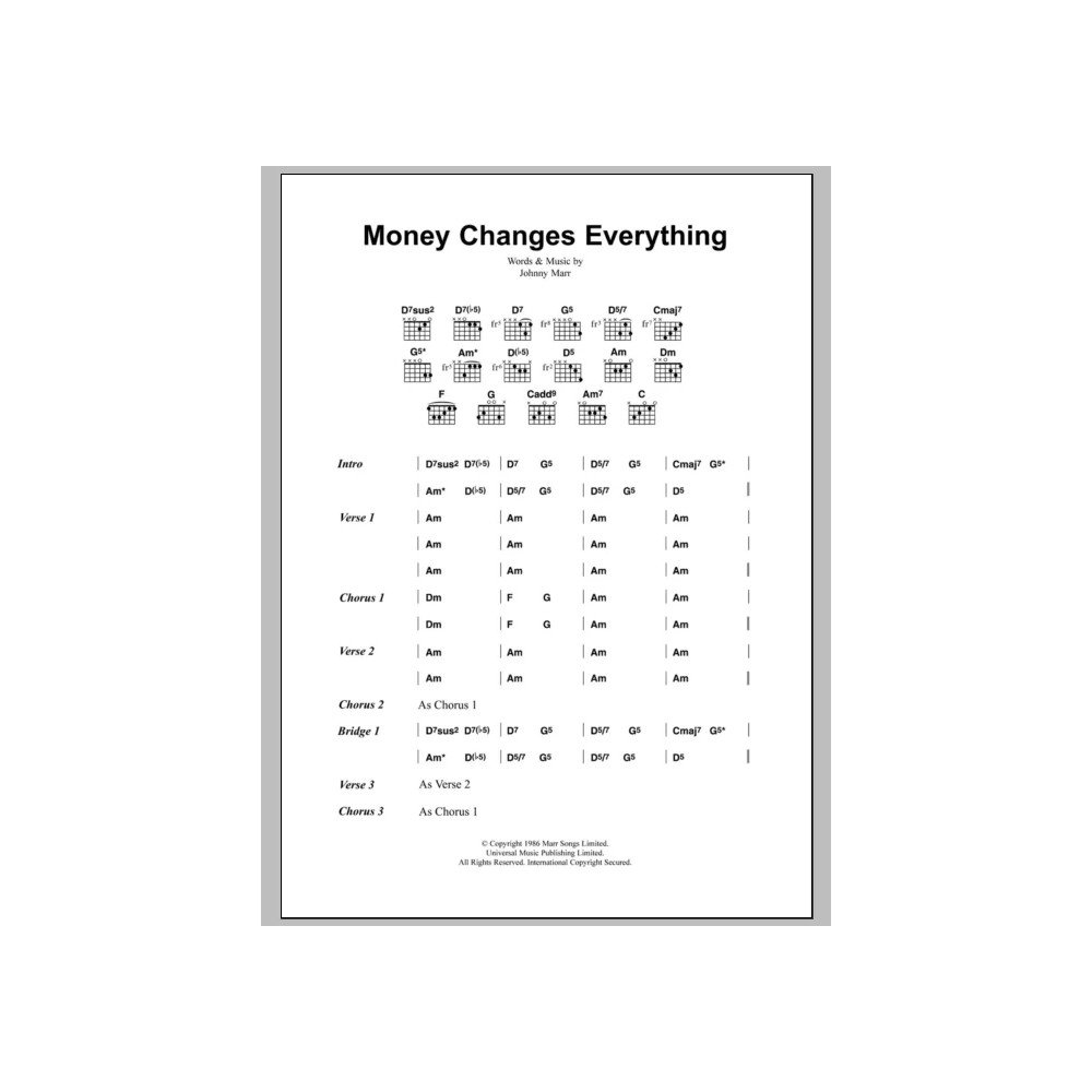 Money Changes Everything