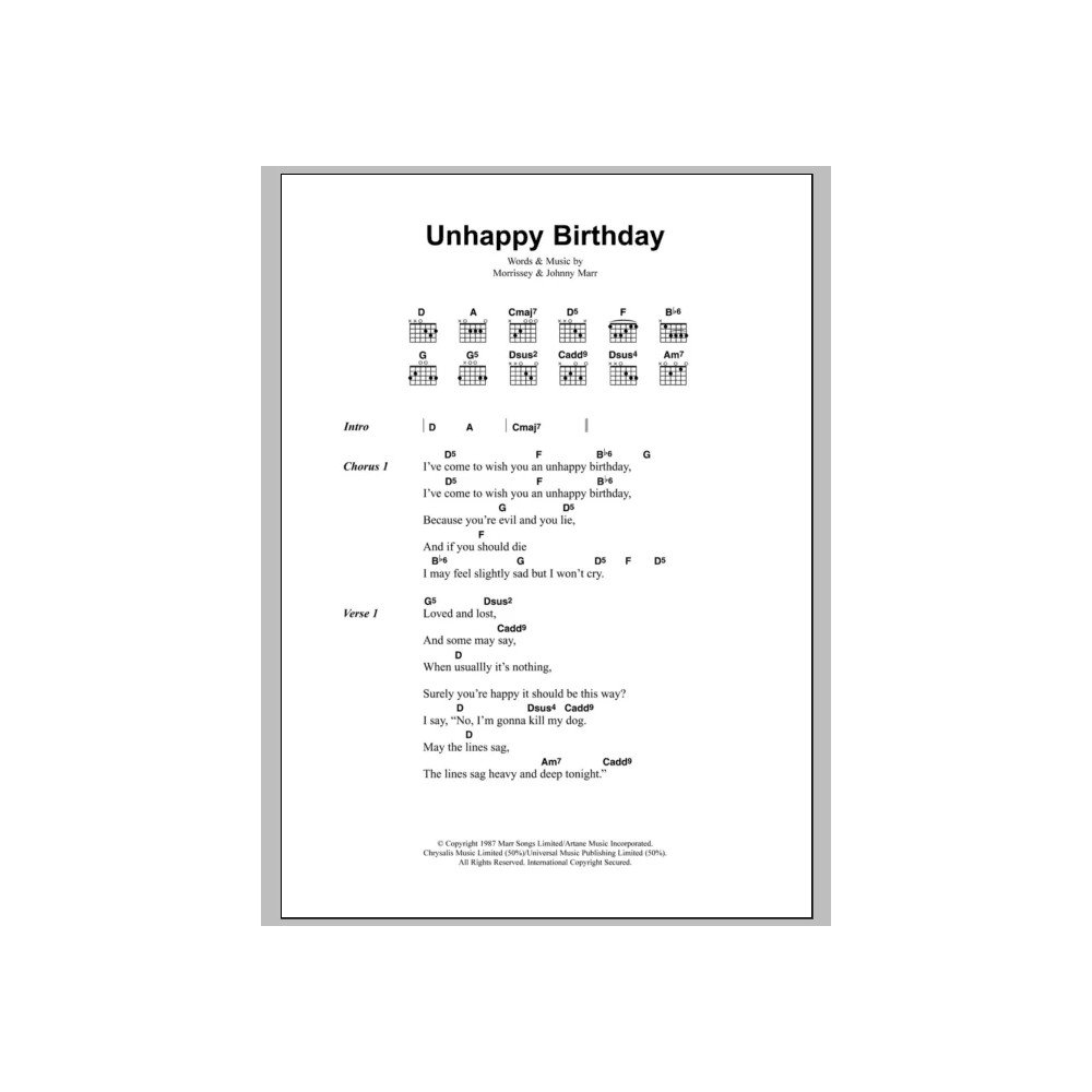 Unhappy Birthday
