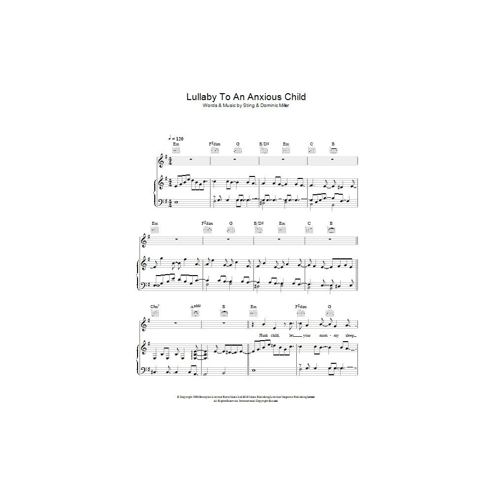 Lullaby For An Anxious Child