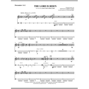 The Lord Is Risen - Percussion 1 & 2