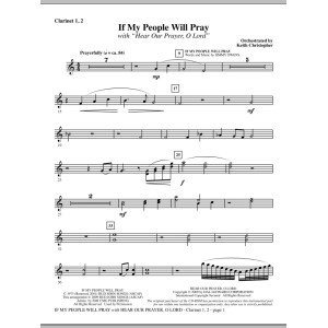 Wenn mein Volk beten wird (mit Hear Our Prayer, O Lord) - Bb-Klarinette 1 & 2
