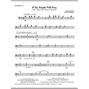 If My People Will Pray (with Hear Our Prayer, O Lord) - Trombone 1 & 2