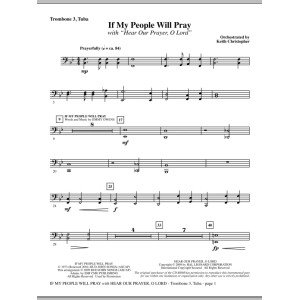If My People Will Pray (with Hear Our Prayer, O Lord) - Trombone 3/Tuba