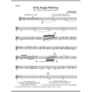 If My People Will Pray (with Hear Our Prayer, O Lord) - Violin 2