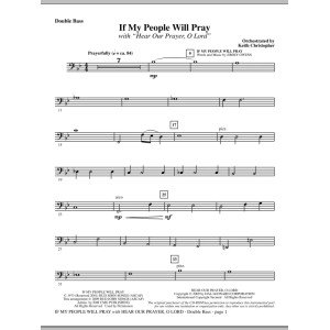If My People Will Pray (with Hear Our Prayer, O Lord) - Double Bass