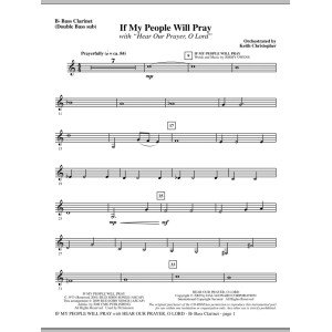 If My People Will Pray (with Hear Our Prayer, O Lord) - Bass Clarinet (sub. dbl bass)