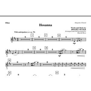 Hosanna - Oboe