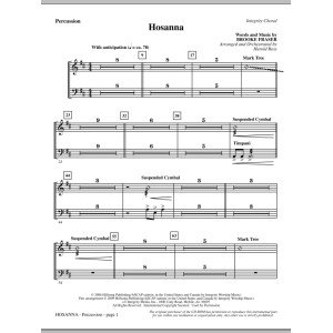 Hosanna - Percussion