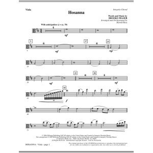 Hosanna - Viola