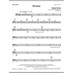 Hosanna - Double Bass